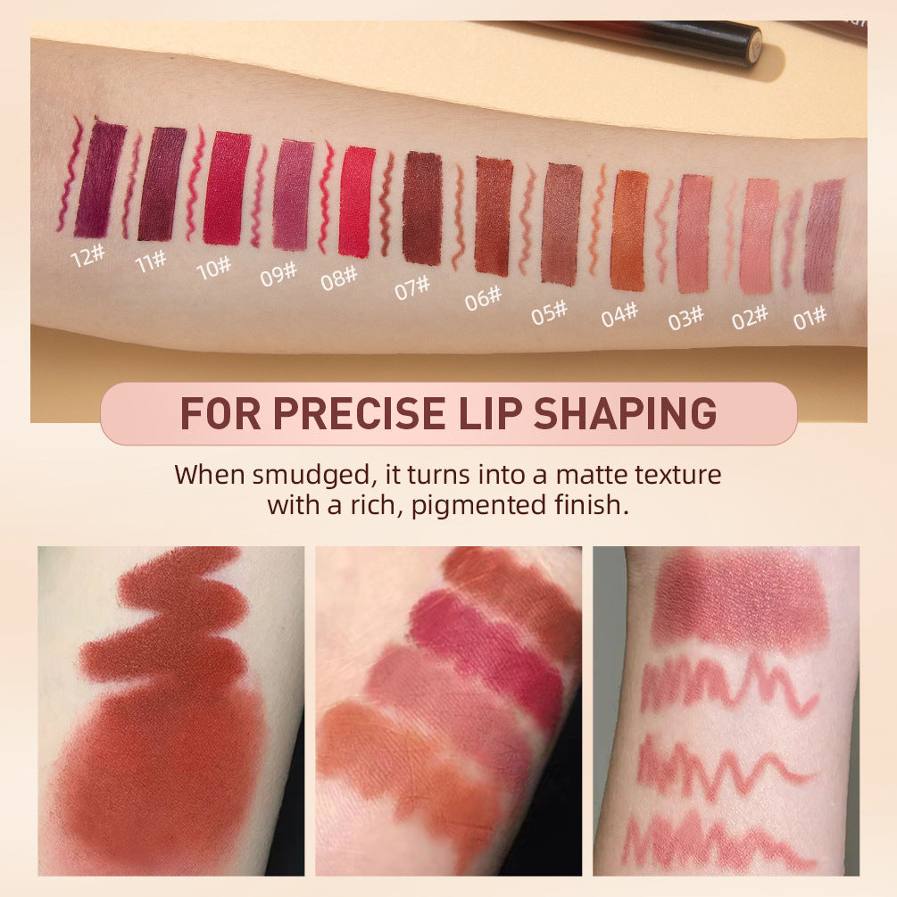 Lipstick Lip Pencil Matte Non-fading Not Smudge Long-lasting