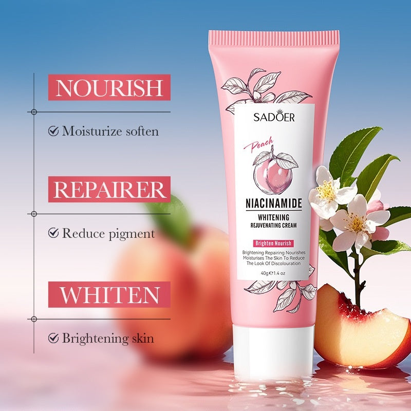 Peach Nicotinamide Whitening Skin-tendering Cream Moisturizing Body Lotion