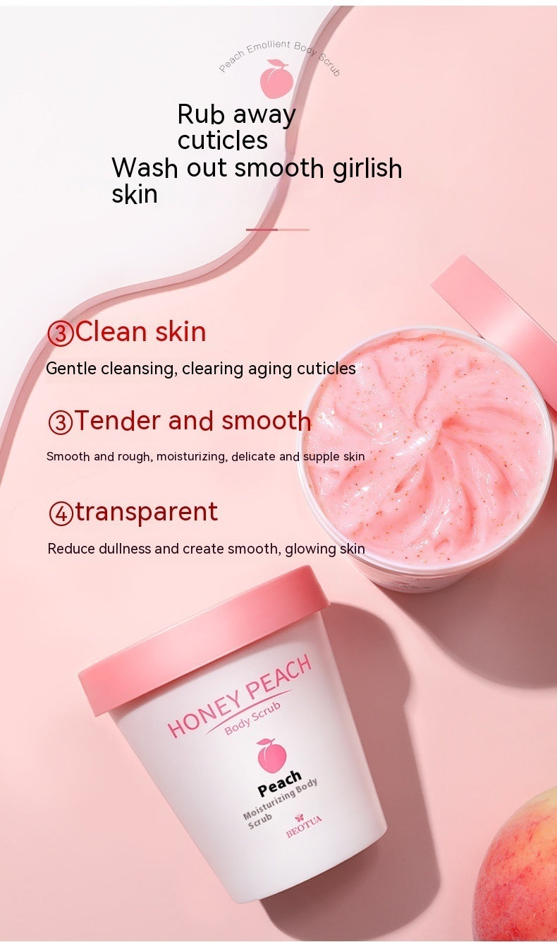 Peach Moisturizing Body Scrub Cream