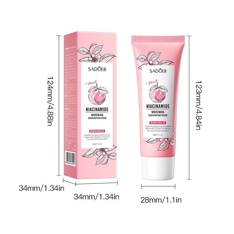Peach Nicotinamide Whitening Skin-tendering Cream Moisturizing Body Lotion