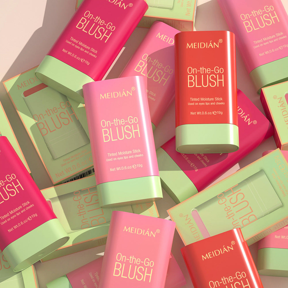 High-gloss Portable Solid Blush Cream