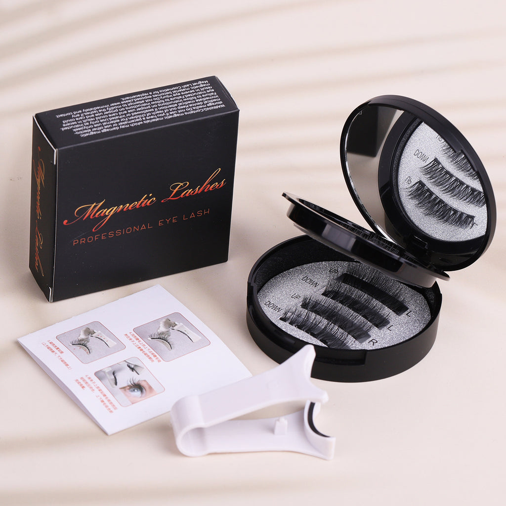 Magnetic Eyelash Integrated Strong Magnetic Glue-free Black Stem